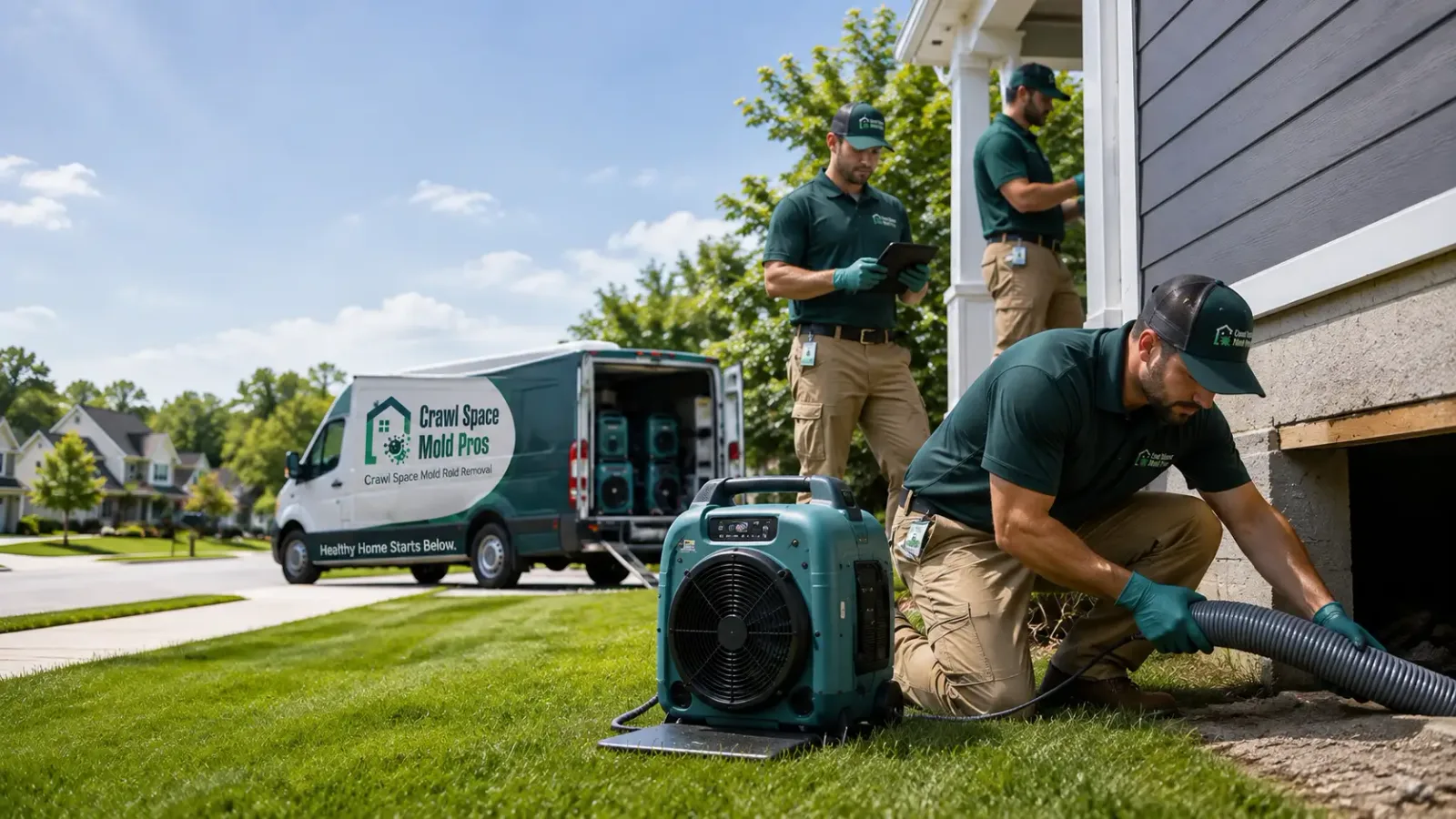 Crawl Space Mold Removal in Delmont, NJ